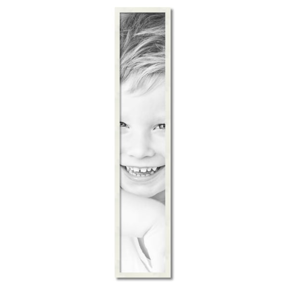 ArtToFrames 9" x 49" White Picture Frame, 9x49 inch White Wood Poster Frame (WOM-5140)