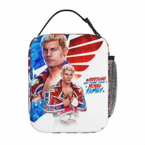 Cody Rhodes Lunch Bag Simple Insulated Lunch Box Reusable Cooler Lunch Box For Adult Outdoor Lunch Boxes For Work Travel Picnic