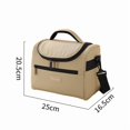 thumbnail image 5 of PRIYAL Lunch Bag for Women and Men Leakproof,Insulation Lunch Box,Soft Lunch Cooler with Adjustable Strap for Work Travel, 5 of 8