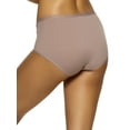 thumbnail image 2 of Felina Women's Blissful Modern Brief | Panty | Stretch | Comfort | No VPL (Mink, Large-X-Large), 2 of 2