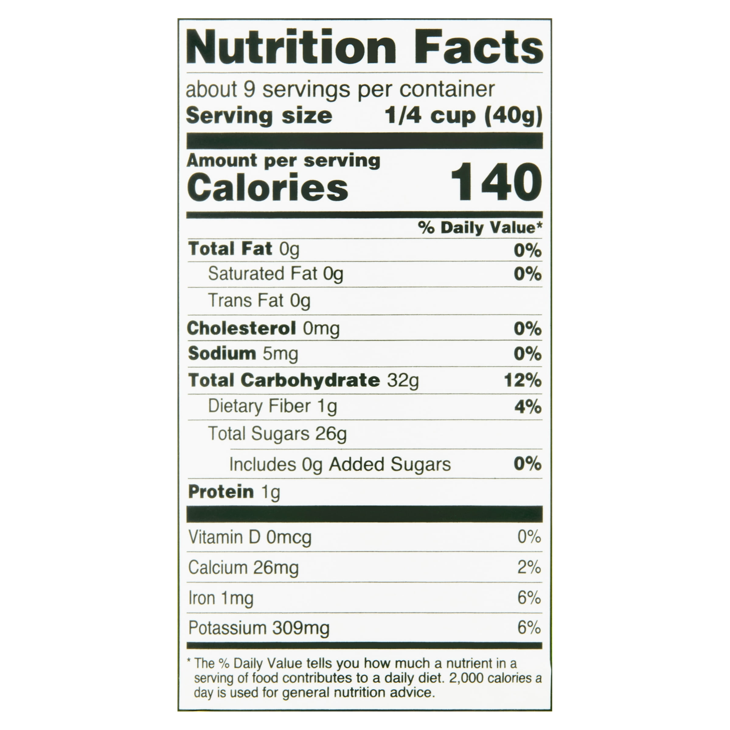 Great Value Organic Raisins, 12 oz