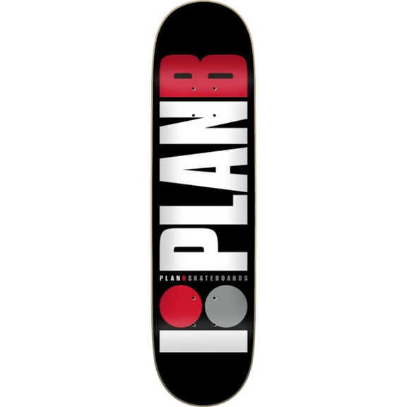 Plan B Skateboards Team Red Skateboard Deck - 8" x 31.85" (Deck Only)