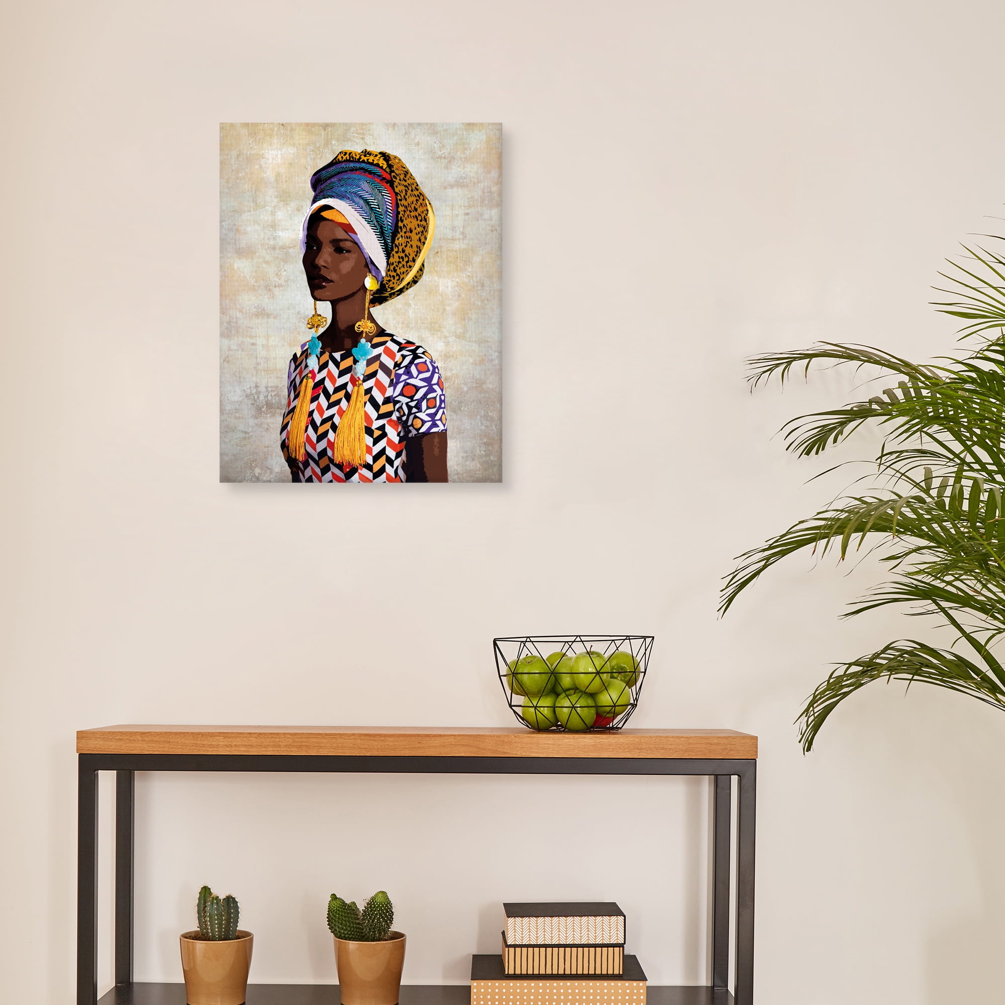 Chic Portrait Fari by Mark Chandon Canvas Art Print