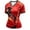 Red, variant on Women Tops Basic Shirts Casual German Print Crewneck Short Sleeve For Comfortable Everyday Tee With Lightweight And Relaxed Fit Summer Vacation Clothes Size L