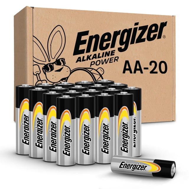 Batería Energizer Alkaline Power AA (paquete de 20)