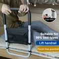StarBay Bed Side Rails Elderly Adults Bed Rail with Sensor Light, for