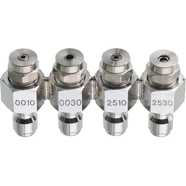 Jrod Pressure Washer Nozzle, Downstream Nozzle Kit With 4 Way J-rod Tip Holder compatible Soft Wash, 1/4 Inch Quick Connect-B
