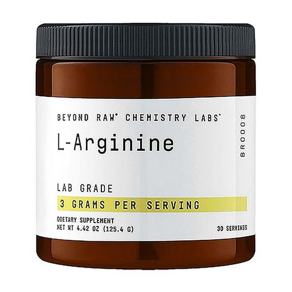 Beyond Raw Chemistry Labs L-Arginine Powder | Fuels Exercise and Supports Recovery | 30 Servings