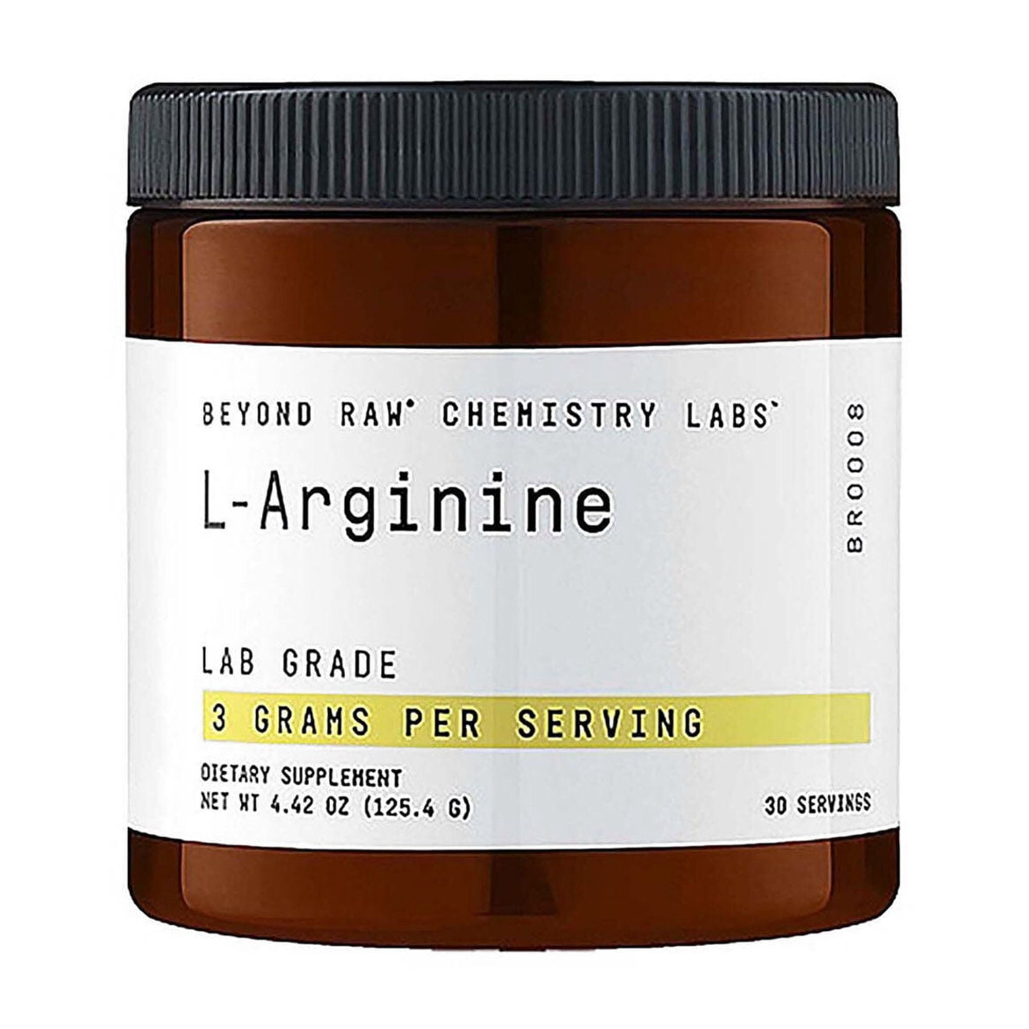 Beyond Raw Chemistry Labs L-Arginine Powder | Fuels Exercise and Supports Recovery | 30 Servings