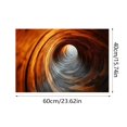 thumbnail image 3 of 23.62in x 15.74in 3D Optical Illusion Area Rug - 1 PC Visual Depth Effect Carpet for Entryway Living Room Bedroom, Non Washable Floor Mat, Fun Home Decor (B), 3 of 4