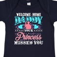 thumbnail image 4 of Inktastic Military Daughter Welcome Home Daddy Girls Baby Bodysuit, 4 of 5