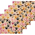 thumbnail image 2 of GZHJMY Colorful Dog Paws Cotton Washcloths Set of 2, 12"x12" Super Soft Absorbent Wash Cloths Bathroom Face Cloths Fingertip Towels for Gym Hotel and Spa, 2 of 7