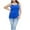 Blue, variant on Timegard Womens Top Plus Size Spaghetti Strap Scoop Neck Comfy Soft Solid Color Casual Pajamas Camis
