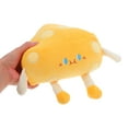 thumbnail image 3 of BRIGHTFUFU Acogedora almohada de queso, cojín de queso de peluche, linda almohada con forma de comida para sala de estar, sofá, decoración, encantador muñeco de peluche de juguete, 3 of 8