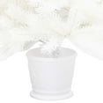 thumbnail image 5 of vidaXL Artificial Pre-lit Christmas Tree with Ball Set White 90 cm, 5 of 5
