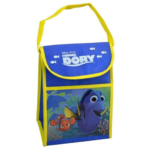 Disney 2290930 Finding Dory Sac à Lunch Vertical Non Tissé - Bleu et Jaune - Caisse de 48