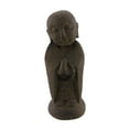 thumbnail image 2 of Volcanic Stone Buddhist Jizo Bodhisattva Ksitigarbha Indoor/Outdoor Statue, 2 of 4