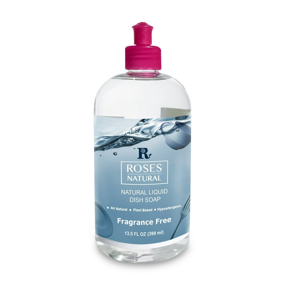 FragranceFree Dish Soap, Pure Natural Dish Soap, Organic Home Cleaner
