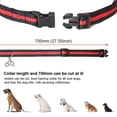 thumbnail image 5 of Collar de entrenamiento para perros, entrenador remoto para perros recargable por USB resistente al agua con vibración y modo de pitido para todas las razas de perros, naranja, 5 of 5