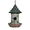 Green, variant on Bird Houses for Outside Resin Bird House Room Garden Courtyard Backyard Decor Handmade House