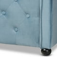thumbnail image 2 of Baxton Studio Freda Daybed with Button Tufting, Light Blue Velvet, 2 of 9