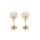 thumbnail image 1 of Candelabro de cristal de mosaico Colco 2 piezas dorado 21,5 cm, 1 of 8