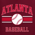 thumbnail image 6 of Wild Bobby City of Atlanta Baseball Fantasy Fan Sports Unisex Hoodie Sweatshirt, Maroon, Small, 6 of 6