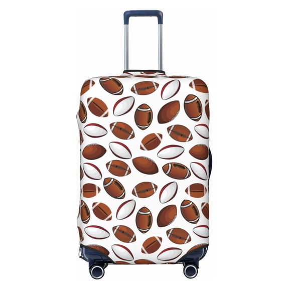Vsdgher Football Print Luggage Cover Washable Suitcase Cover Protector Anti-scratch Suitcase cover Fits 18-32 Inch Luggage