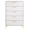 thumbnail image 3 of Kendall 5-drawer Bedroom Chest White, 3 of 7