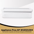 thumbnail image 2 of Appliance Pros WPW10321304 Refrigerator Door Shelf Replacement (2) Pack Compatible for Whirlpool WRS325FDAM04 WRS325FDAM02 WSF26C3EXF01 WRS325FDAM01 ED5FVGXWS07 Replace AP6019471 2179574 2179575, 2 of 7
