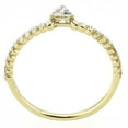 thumbnail image 3 of IP Gold(Ion Plating) Stainless Steel Ring with AAA Grade CZ in Clear for Women Style DA323, 3 of 5