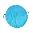 thumbnail image 1 of Bolsa para ropa suave con asas, redonda, impermeable, para viajes. azul 90CM, 1 of 8
