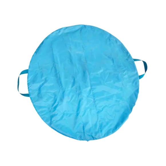 Bolsa portátil para falda de ballet con cremallera completa para ensayos, viajes y recitales. azul 90CM