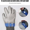 thumbnail image 4 of Cut-proof Glove Cut Resistant Stainless Steel Gloves Working Safety Metal Mesh Anti Cutting ,Multipurpose Use, 4 of 6