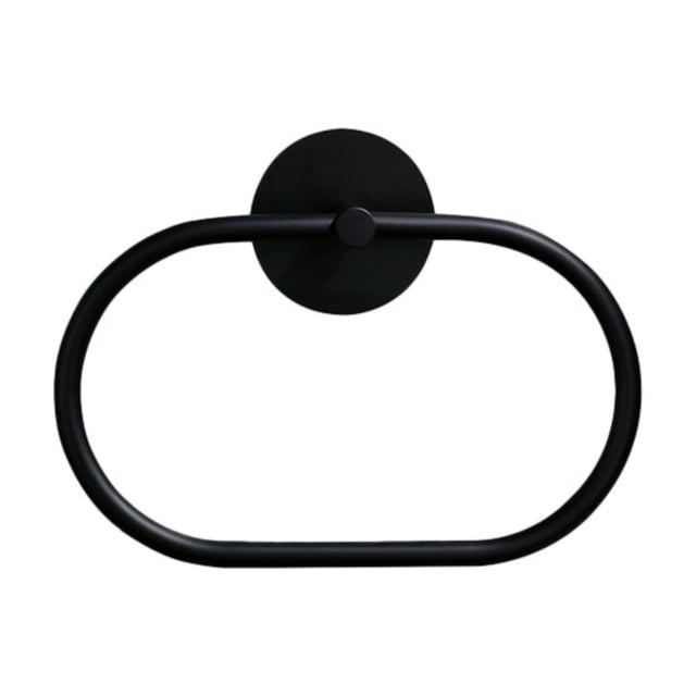 Anneau Porte-Serviettes Auto-Adhésif pour Salle de Bain Support en Acier Inoxydable Sans Perçage Porte-Serviettes Mural Moderne