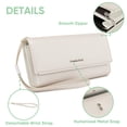 thumbnail image 5 of Women Wallet with RFID Blocking and Two Adjustable Snaps and Detachable Wristlet Strap, 5 of 6