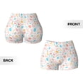 thumbnail image 5 of Picia Happy Easter Printed Workout Shorts for Women Seamless Scrunch Butt Lifting High Waisted Yoga Gym Booty Running Moisture-wicking Short Pants-, 5 of 9