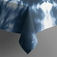 thumbnail image 5 of Blue Tie Dye Starburst Pattern Square Tablecloth,Waterproof Square Table Cover,Wipeable Spillproof Washable Table Cover for Home Kitchen Party Decor 42"X42"(107x107cm), 5 of 6