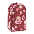 thumbnail image 2 of HELLHERO Heart-Shaped Coffee Pattern Design Stylish Blender Dust Cover with Protective Polyester Coffee Machine Dust Cover, 2 of 6