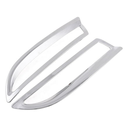 Chrome Fog Light Trim - Unique Bargains 2 Pcs Car Chrome Plated Plastic Rear Fog Light Covers Trim for Gran Lavida