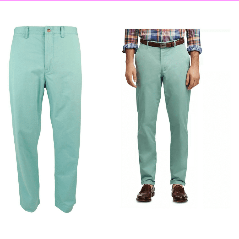 Straight-Fit Chino Pants Faded Mint 36W 