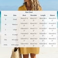 thumbnail image 3 of Dress for Women Lapel Button Casual Solid Color Pocket Dresses Yellow M, 3 of 5