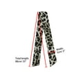 thumbnail image 2 of INSPIRE CHIC Skinny Scarf Womens Thin Long Neckscarf Fashion Leopard Print Hairband Waistband Bag Handle Accessory Grey Black 88x5cm/35x2", 2 of 5