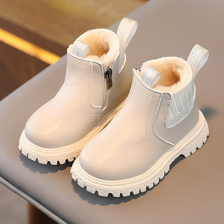 

JIKNTTR Toddler Shoes Girls Winter Warm Boots Toddler Snow Boots Girls Mesh Lace Shoes Fashion Mesh Lace Boots Non Boots Baby Cowboy Cowgirl Boots