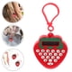 thumbnail image 5 of 2 mini calculadoras portátiles con llavero, calculadora de fresa, calculadora electrónica de bolsillo con llavero para niños, estudiantes y útiles escolares, 5 of 8