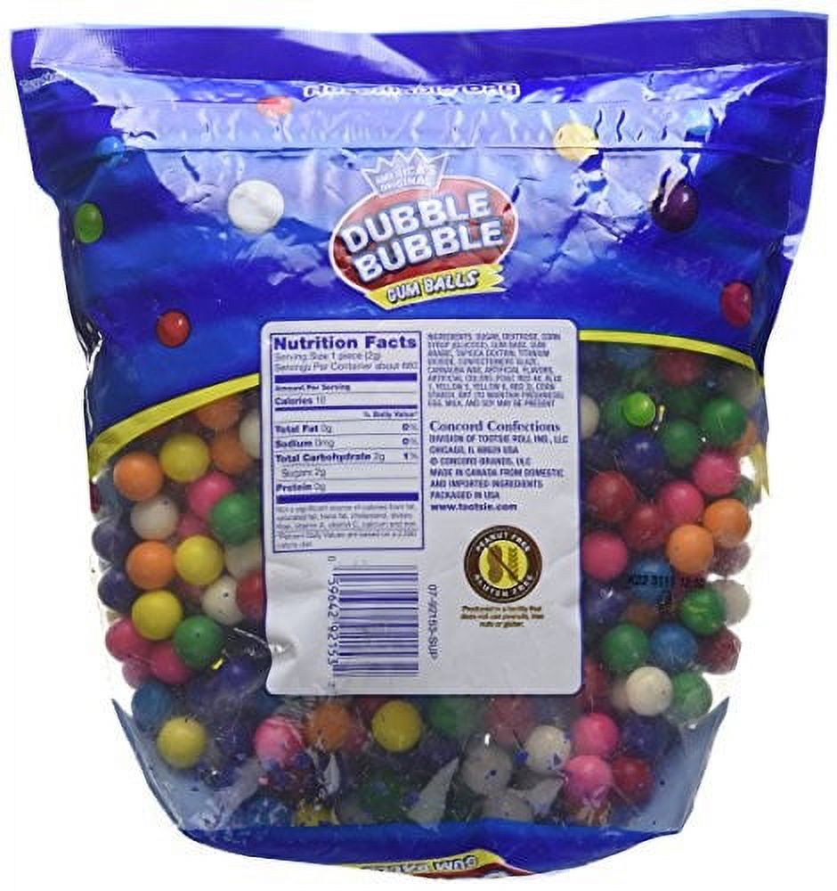 Dubble Bubble Gum Balls, Assorted Fruit Flavors, 53 oz - image 3 of 6