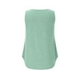 thumbnail image 3 of Summer Outfits for Women,Tank Tops,Womens Loose Solid Color Casual Flowy Basic Tank Tops Sleeveless Summer Tops Clothing Outfits,Womens Tank Top, 3 of 5