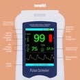 thumbnail image 3 of Oxímetro de pulso veterinario Neatki: oxímetro portátil para perros que mide la SpO2, la frecuencia cardíaca y la temperatura en gatos, perros y animales pequeños (blanco), 3 of 5