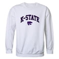 thumbnail image 1 of W Republic 541-127-WHT-04 Kansas State University Chandail en Molleton Ras du Cou pour Hommes Campus, Blanc - Extra Large, 1 of 1