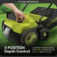 thumbnail image 6 of Sun Joe Cordless Scarifier & Dethatcher, Brushless Motor, 2 24V Batteries, 24V-X2-DTS15, 6 of 11